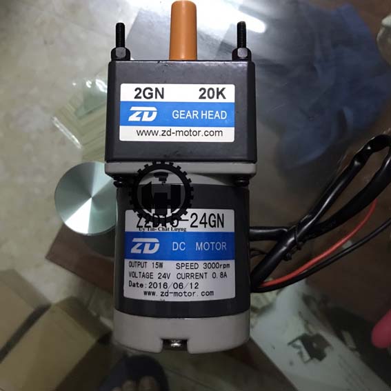 động cơ DC24V và hộp giảm tốc 1:20