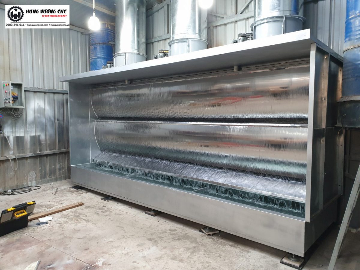 buồng sơn màng nước - hùng vương cnc